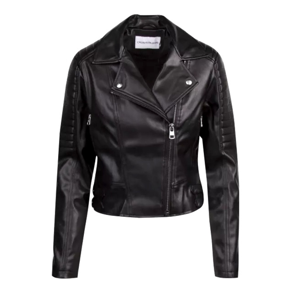 Calvin Klein Black Leather Jacket